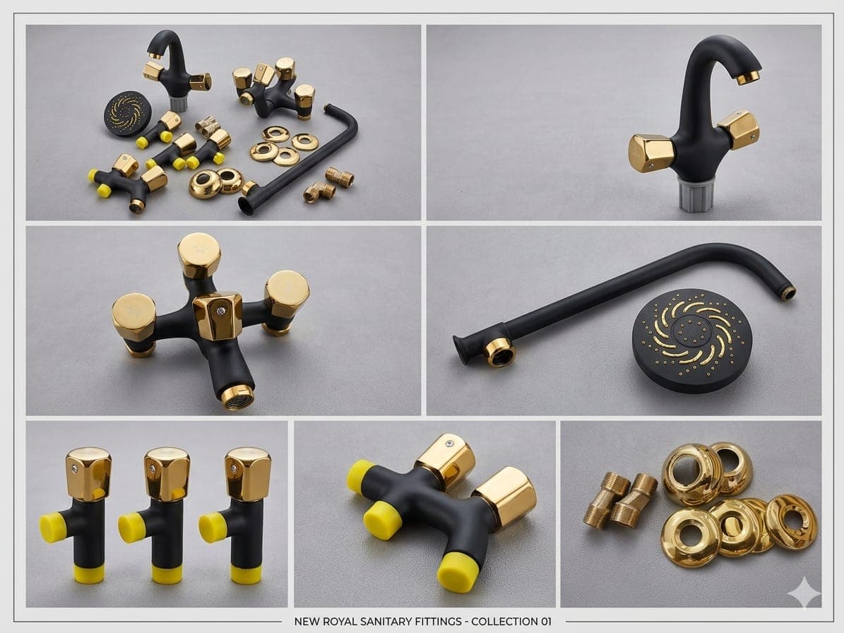 Set Full Brass – Royal Brand Black Gold